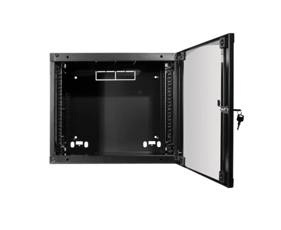 19“  RACK WANDKAST 6U 540 x 450 mm ONGEMONTEERD  ZWART