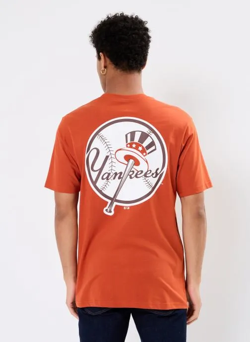      47 BRAND 47 TEE MLB NEW YORK YANKEES BACKER ECHO   UNISEXE  ORANJE   