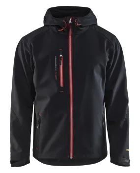 Blaklader 4949 Softshell Werkjas Zwart/Rood