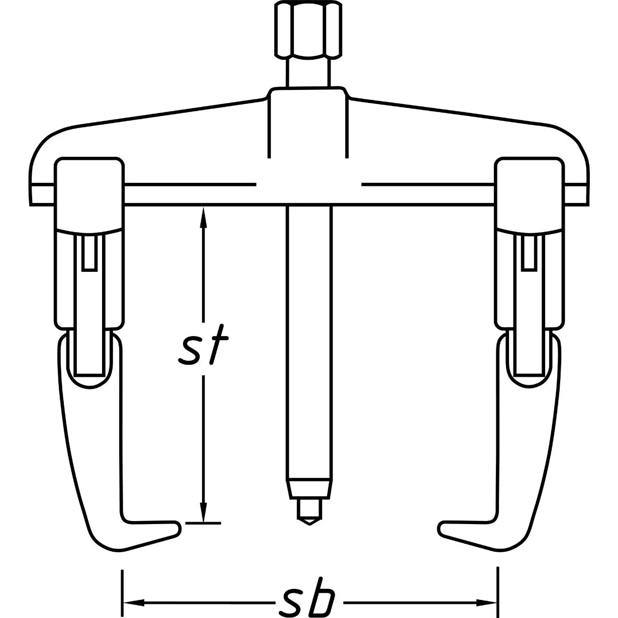 HAZET 1787F35 SNELSPANTREKKER 2ARMIG